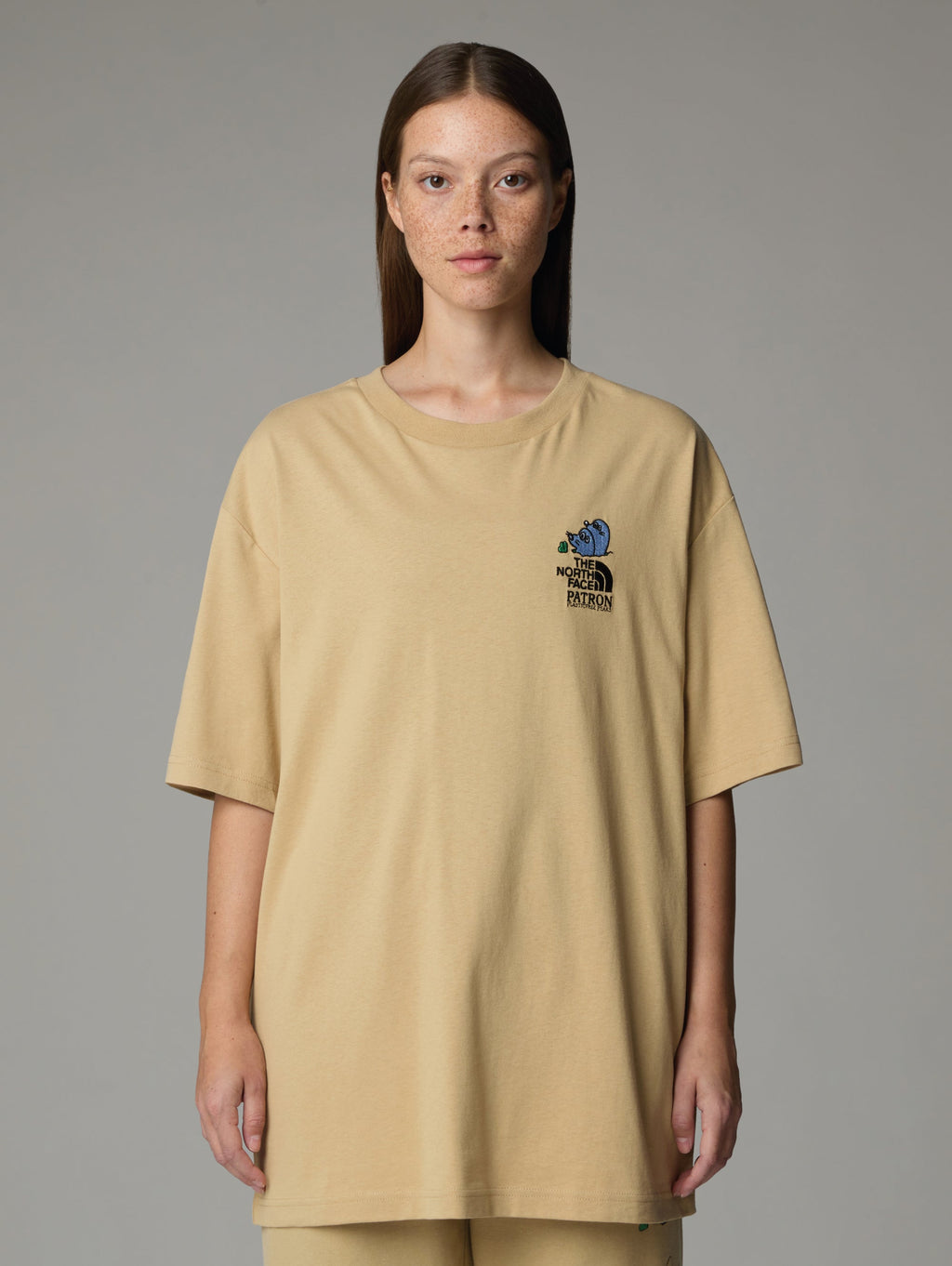 2026 New Arrival T-shirt Unisex Plasticfree Peaks Khaki wholesalehk.shop