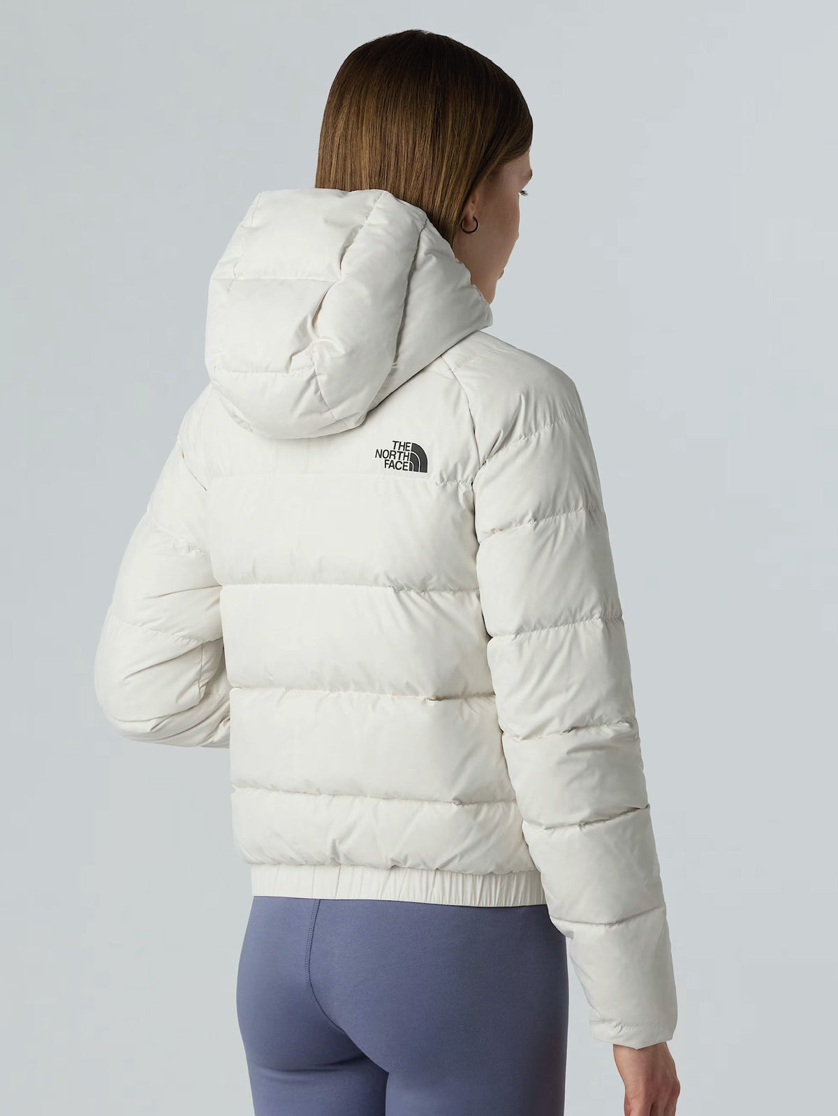 2026 New Arrival Giacca in Piumino con Cappuccio Hyalite Bianco wholesalehk.shop