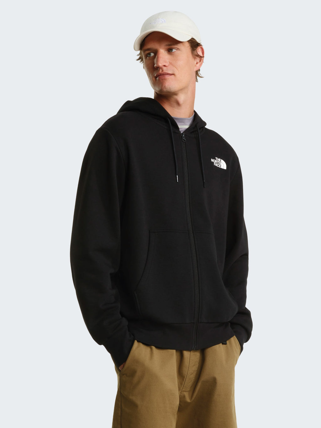 2026 New Arrival Felpa con Cappuccio e Zip Simple Dome Nero wholesalehk.shop