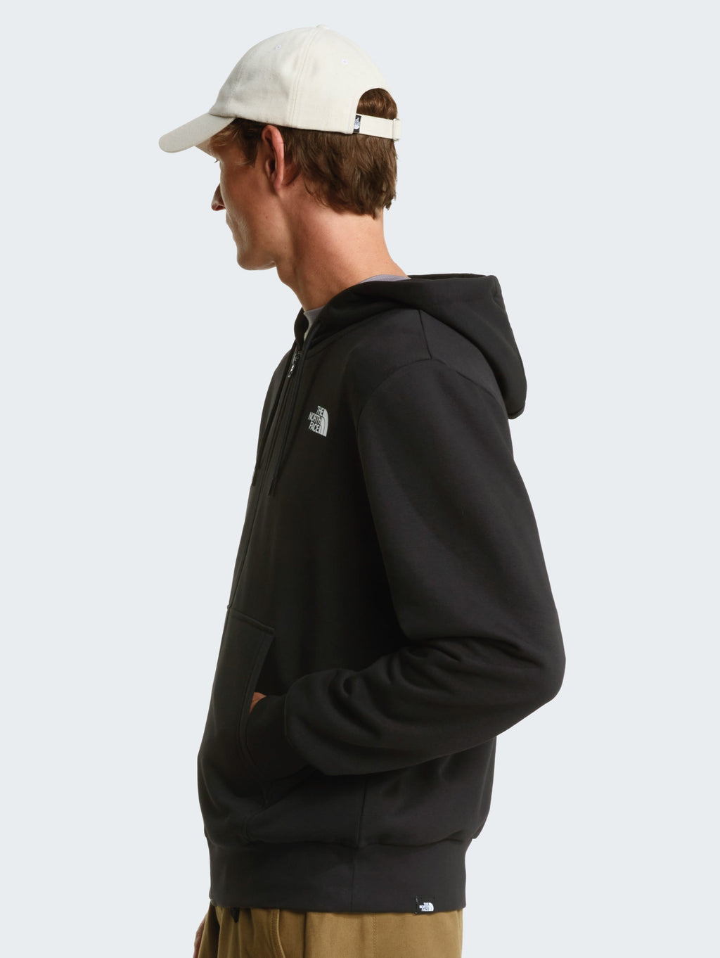 2026 New Arrival Felpa con Cappuccio e Zip Simple Dome Nero wholesalehk.shop