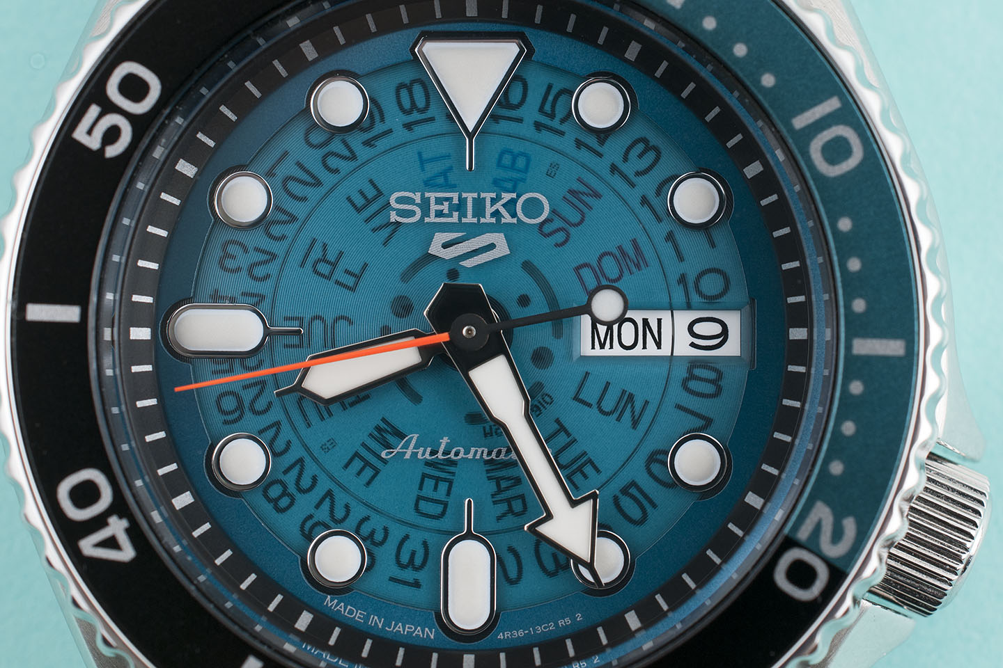 Seiko 5 Sports SKX Skeleton Green Dial Silver Steel Strap Watch For Men - SRPJ45K1 wholesalehk.shop