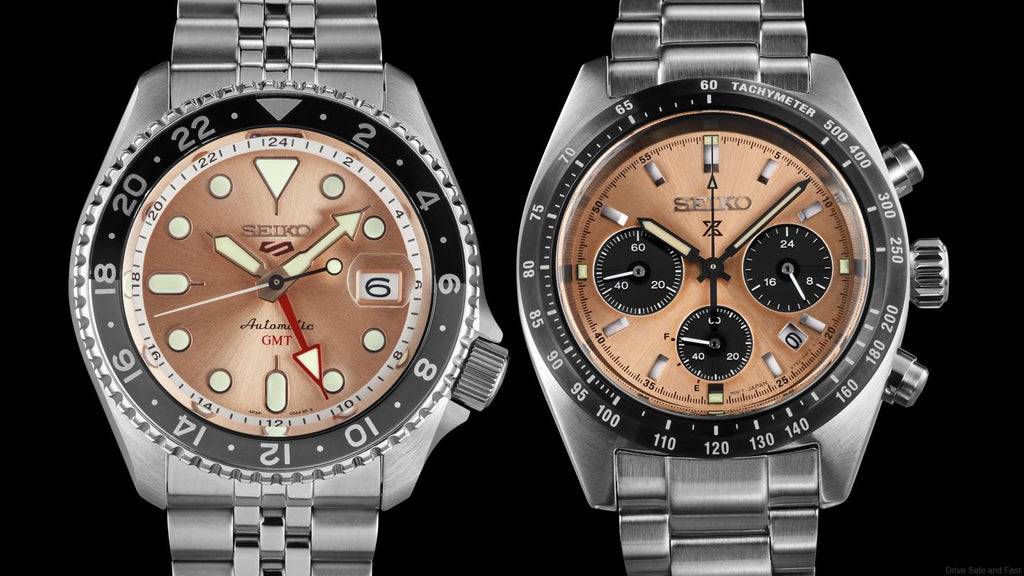 Seiko 5 Sports GMT Thong Sia Limited Edition Brown Dial Silver Steel Strap Watch for Men - SSK043K1 wholesalehk.shop