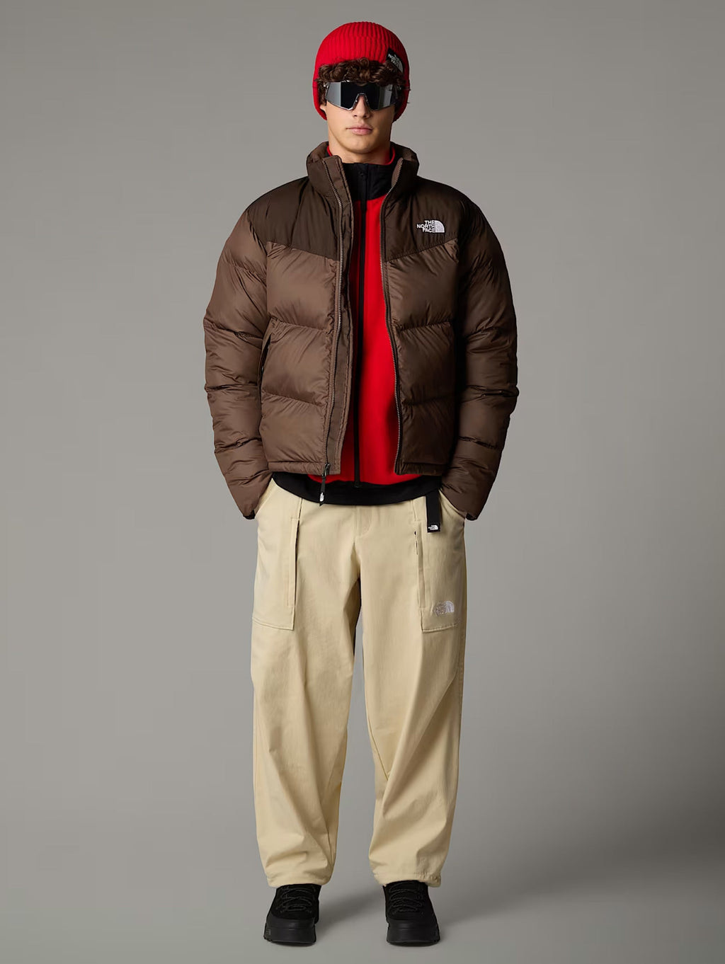 2026 New Arrival Piumino Squadrato Saikuru da Uomo Marrone wholesalehk.shop