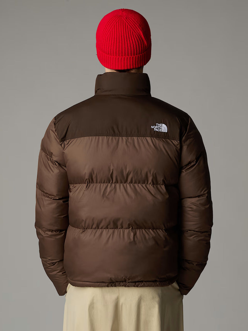 2026 New Arrival Piumino Squadrato Saikuru da Uomo Marrone wholesalehk.shop