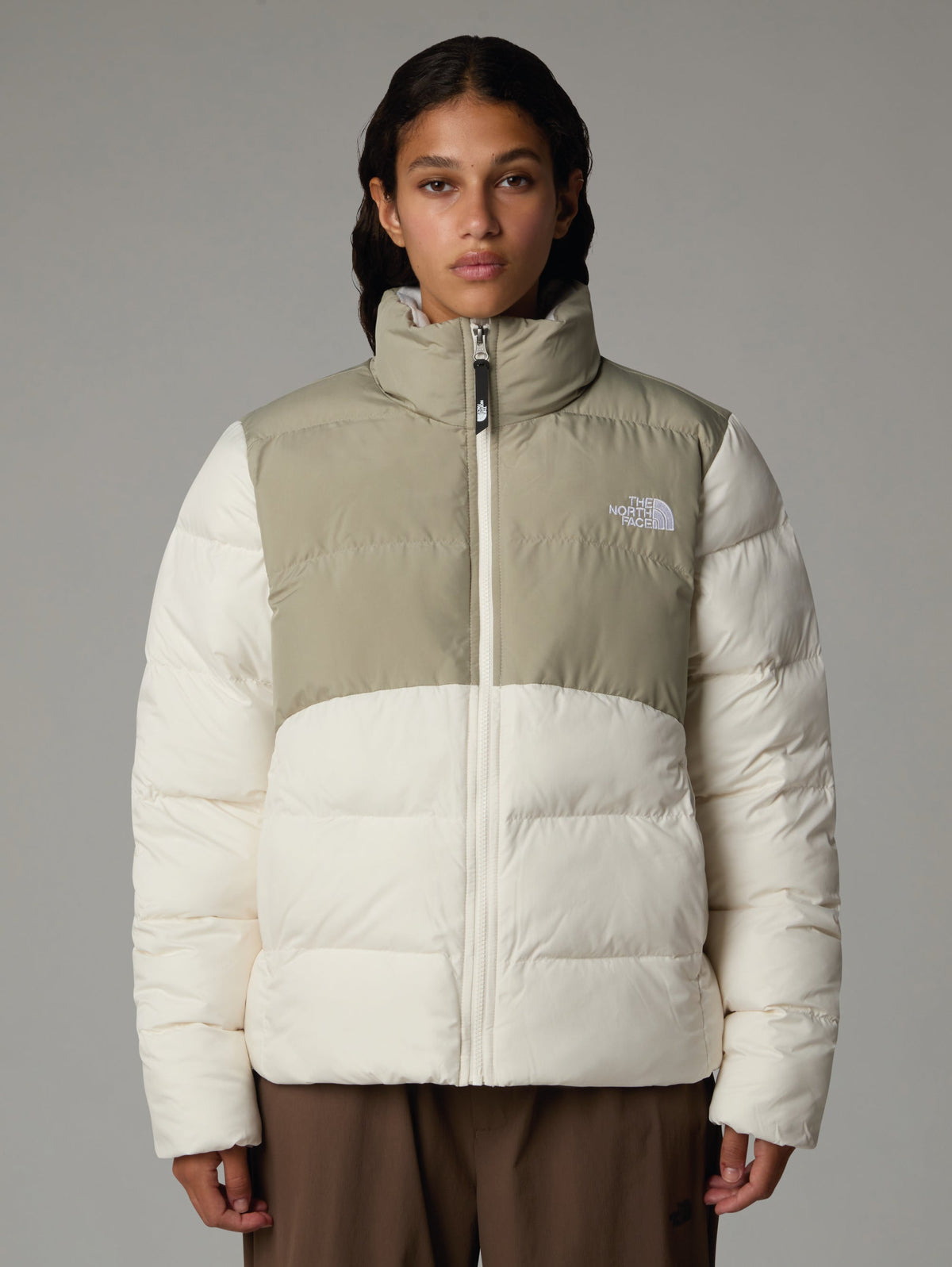 2026 New Arrival Piumino Saikuru Squadrato Beige/Bianco wholesalehk.shop
