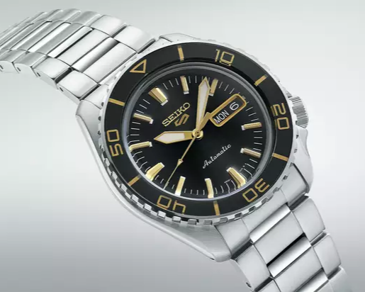Seiko 5 Sport Automatic SKX Series Black Dial Silver Steel Strap Watch for Men - SRPK99K1 wholesalehk.shop