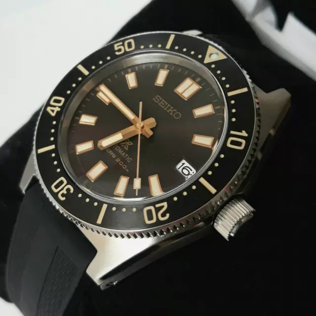 Seiko Prospex 1965 Diver's Modern Re-Interpretation Automatic Brown Dial Black Rubber Strap Watch For Men - SPB147J1 wholesalehk.shop