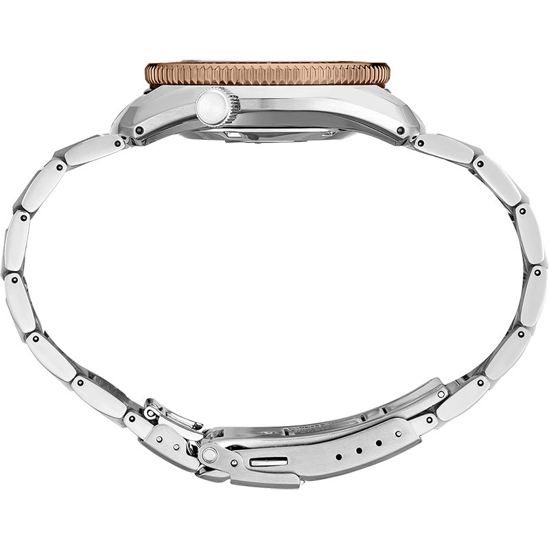 Seiko Prospex Sea Diver Automatic Brown Dial Silver Steel Strap Watch For Men - SPB240J1 wholesalehk.shop