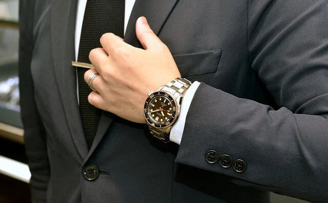 Seiko Prospex Sea Diver Automatic Brown Dial Silver Steel Strap Watch For Men - SPB240J1 wholesalehk.shop