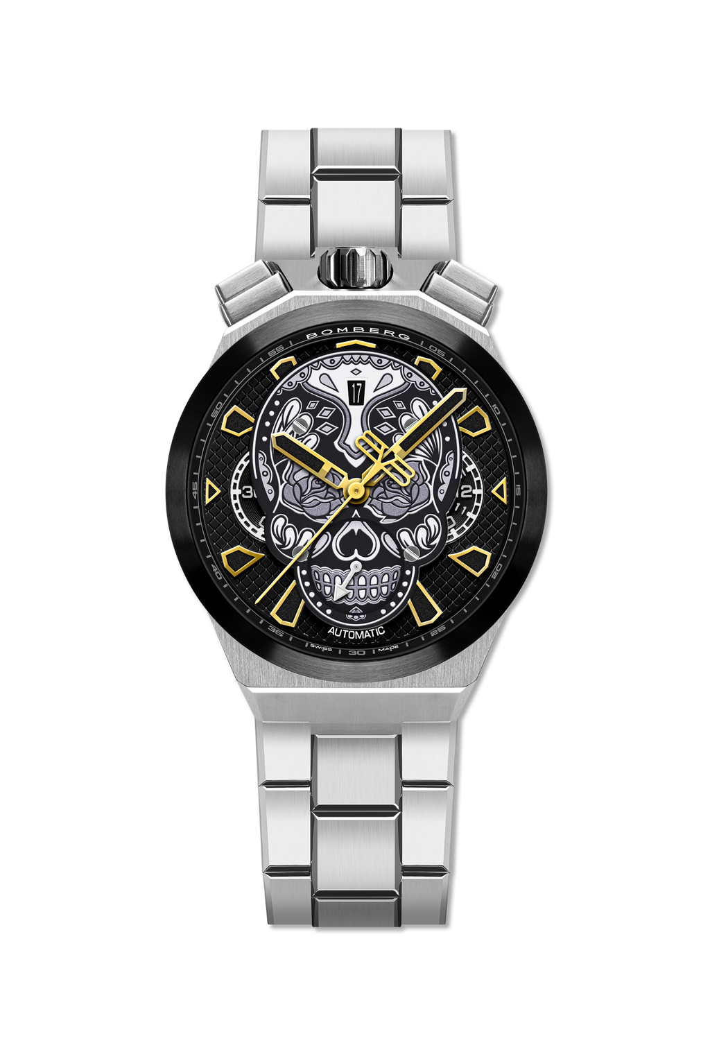 2026 New Arrival CHRONO SKULL THROWBACK EDITION - SILVER wholesalehk.shop