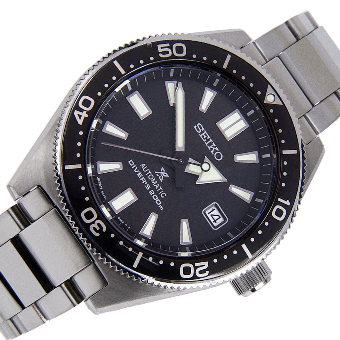 Seiko Prospex Automatic Diver Black Dial Silver Steel Strap Watch For Men - SPB051J1 wholesalehk.shop