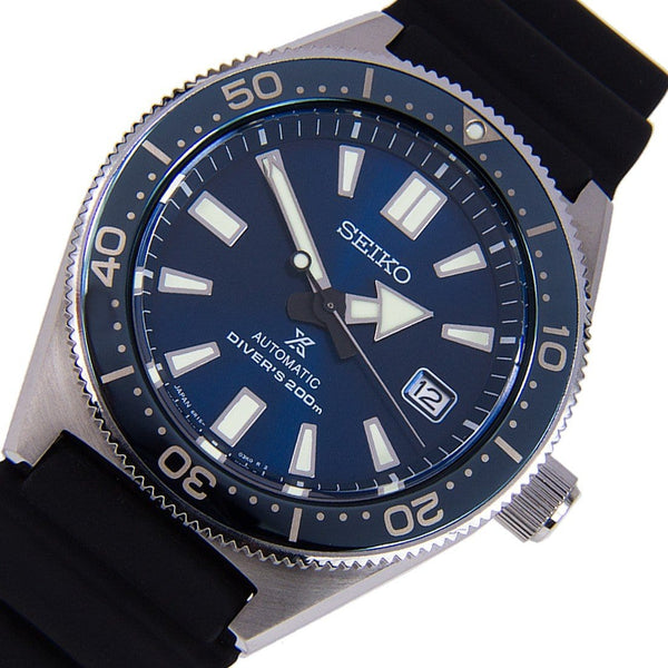 Seiko Prospex Analogue Automatic Diver Blue Dial Black Rubber Strap Watch For Men - SPB053J1 wholesalehk.shop