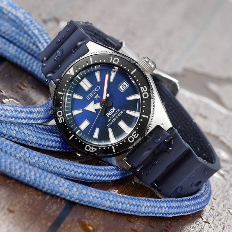 Seiko Prospex PADI Special Edition Divers 200M Blue Dial Blue Rubber Strap Watch For Men - SPB071J1 wholesalehk.shop
