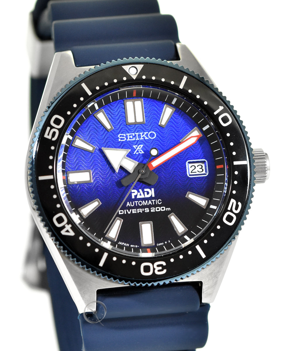 Seiko Prospex PADI Special Edition Divers 200M Blue Dial Blue Rubber Strap Watch For Men - SPB071J1 wholesalehk.shop