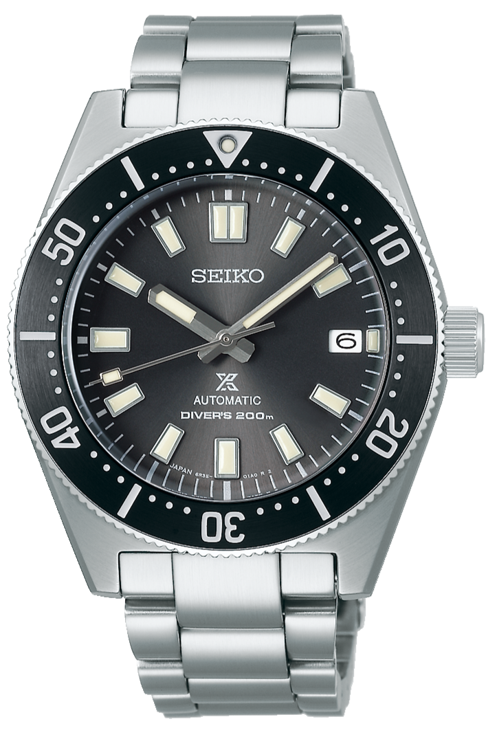 Seiko Prospex 1965 Modern Re Interpretation Automatic Black Dial Silver Steel Strap Watch For Men - SPB143J1 wholesalehk.shop