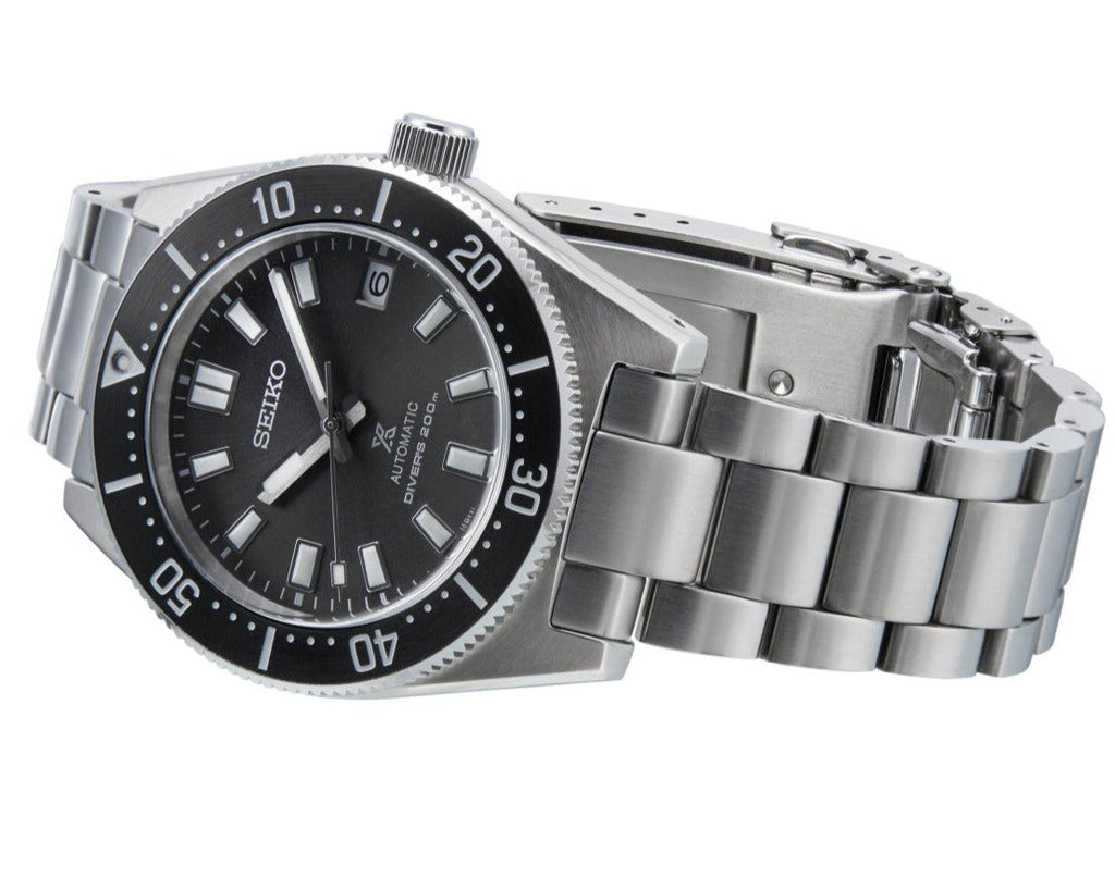 Seiko Prospex 1965 Modern Re Interpretation Automatic Black Dial Silver Steel Strap Watch For Men - SPB143J1 wholesalehk.shop