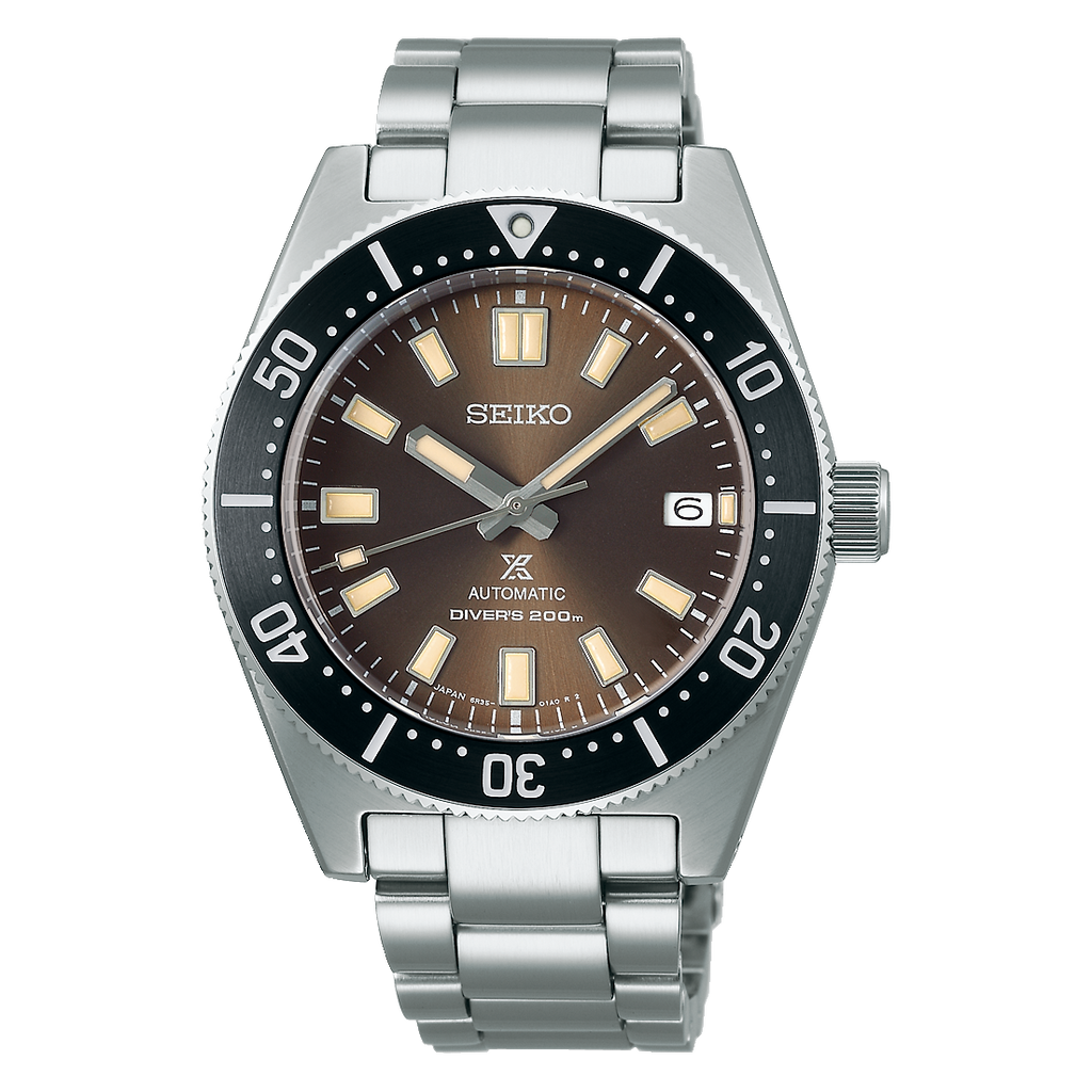 Seiko Prospex 55th Anniversary Edition Brown Dial Silver Steel Strap Watch For Men - SPB145J1 wholesalehk.shop