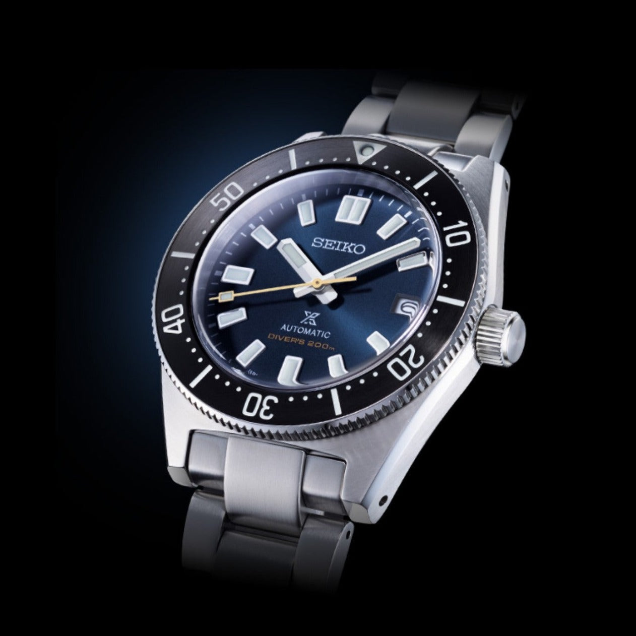 Seiko Prospex Automatic 1965 Dive 55th Anniversary Limited Edtion Blue Dial Silver Steel Strap Watch For Men - SPB149J1 wholesalehk.shop