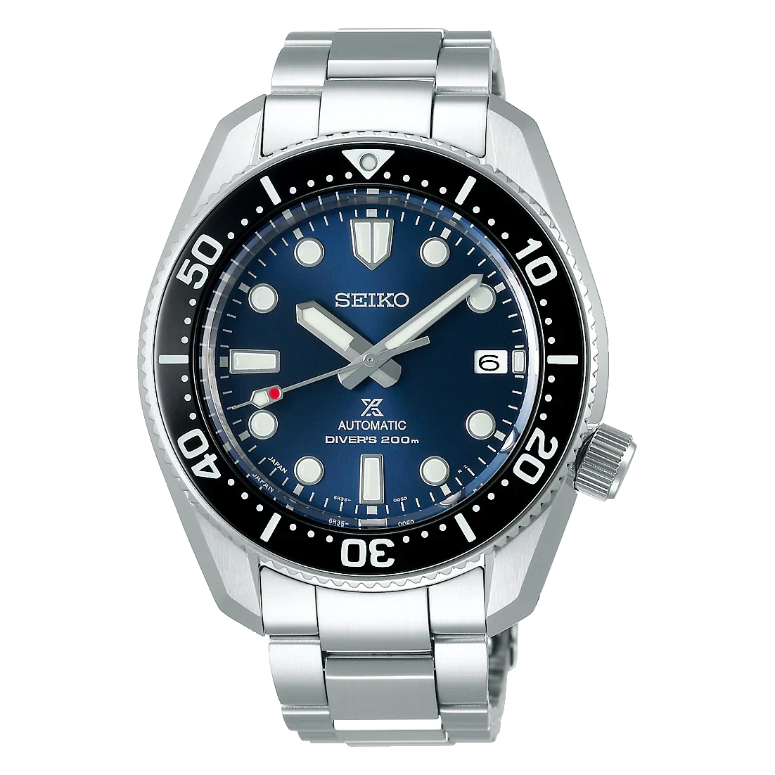 Seiko Prospex Sea Automatic Diver Green Dial Silver Steel Strap Watch For Men - SPB187J1 wholesalehk.shop