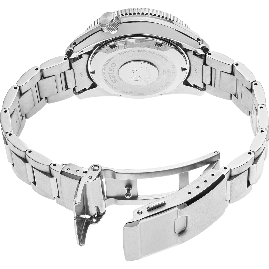 Seiko Prospex Sea Automatic Diver Green Dial Silver Steel Strap Watch For Men - SPB187J1 wholesalehk.shop