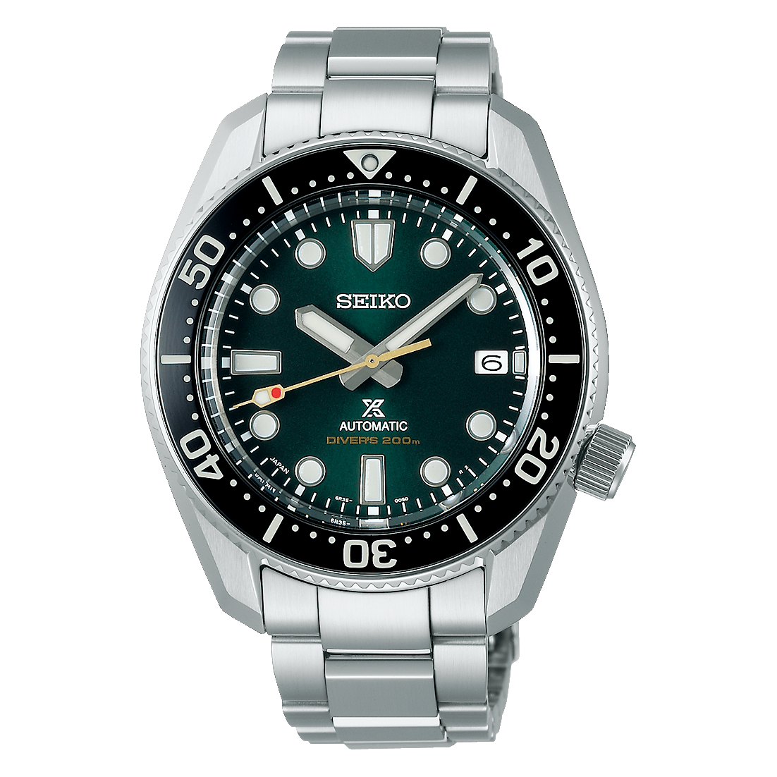 Seiko Prospex 140th Anniversary Limited Divers Green Dial Silver Steel Strap Watch For Men - SPB207J1 wholesalehk.shop