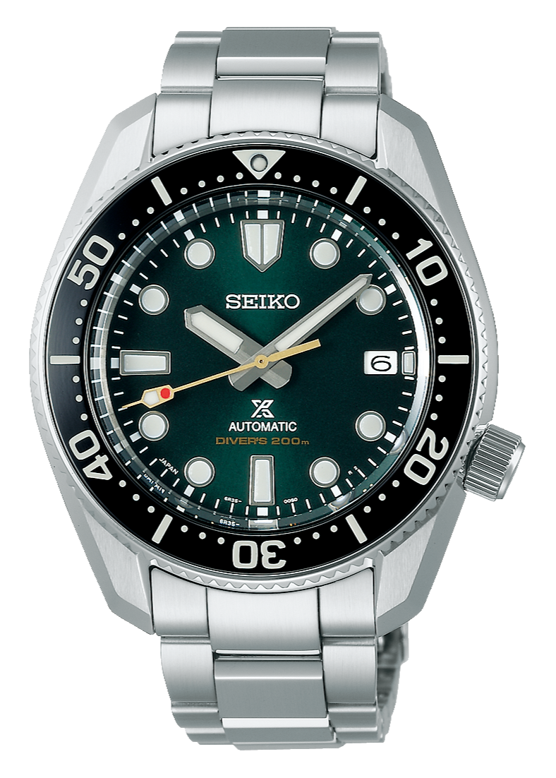 Seiko Prospex 140th Anniversary Limited Edition Automatic Scuba Divers Green Dial Silver Steel Strap Watch for Men - SPB207J1 wholesalehk.shop