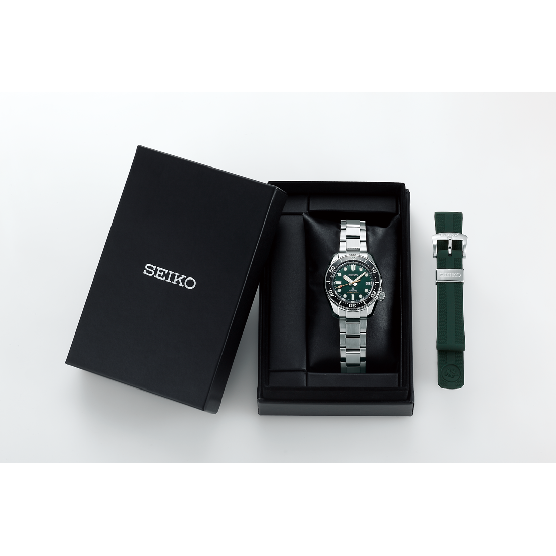 Seiko Prospex 140th Anniversary Limited Divers Green Dial Silver Steel Strap Watch For Men - SPB207J1 wholesalehk.shop