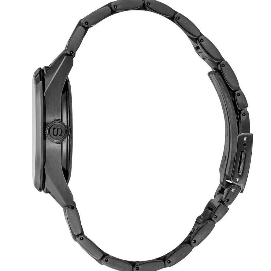 Seiko Presage Sharp Edged Series Black Dial Black Steel Strap Watch For Men - SPB229J1 wholesalehk.shop