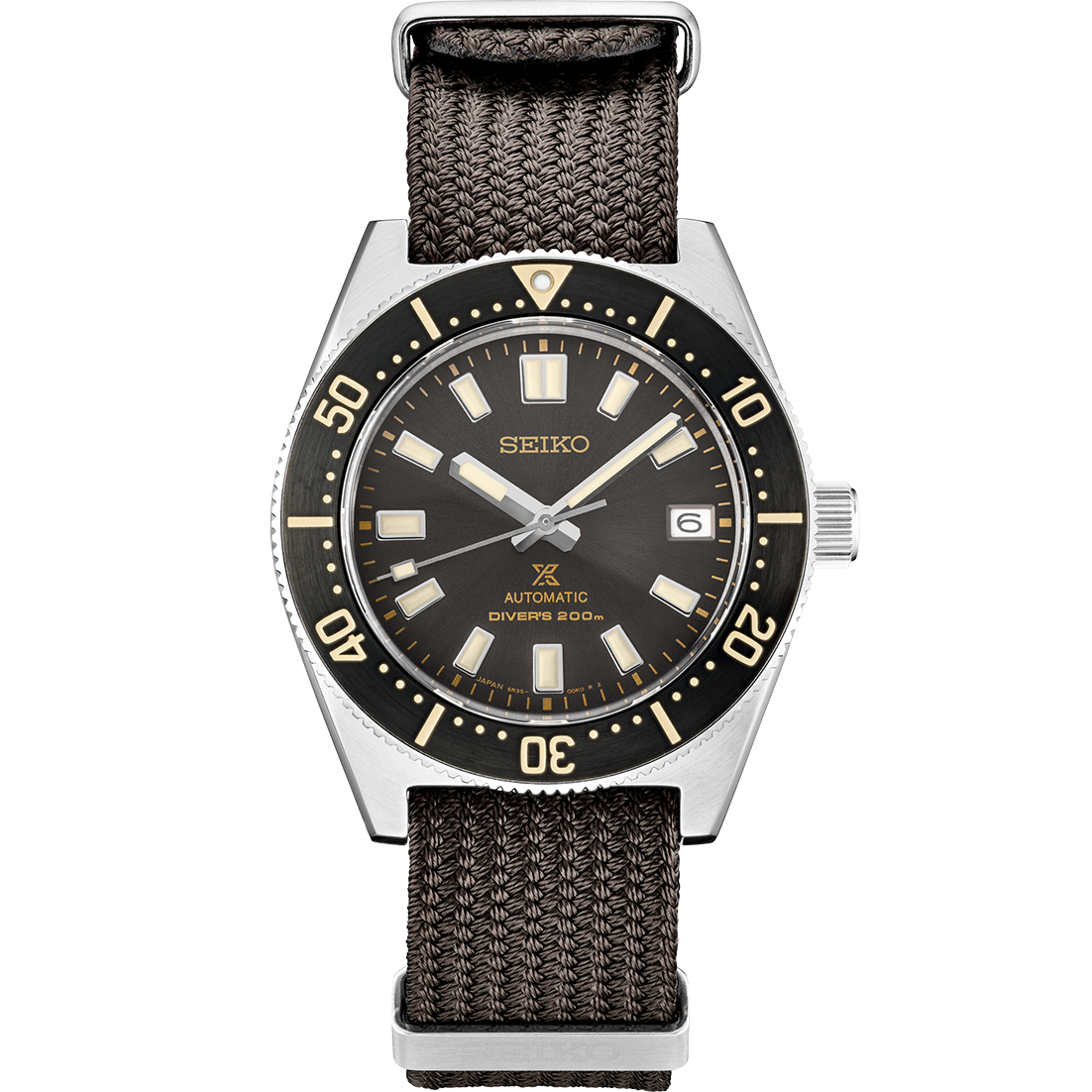 Seiko Prospex 1965 Diver’s Re-Interpretation Automatic Black Dial Brown NATO Strap Watch For Men - SPB239J1 wholesalehk.shop