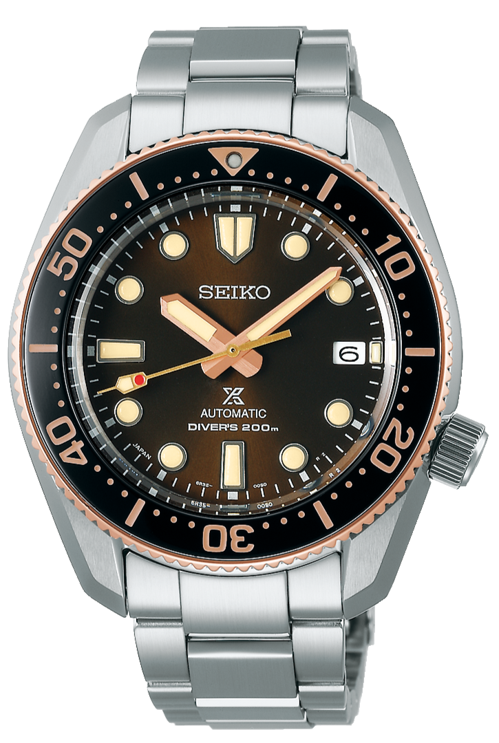 Seiko Prospex Sea Diver Automatic Brown Dial Silver Steel Strap Watch For Men - SPB240J1 wholesalehk.shop