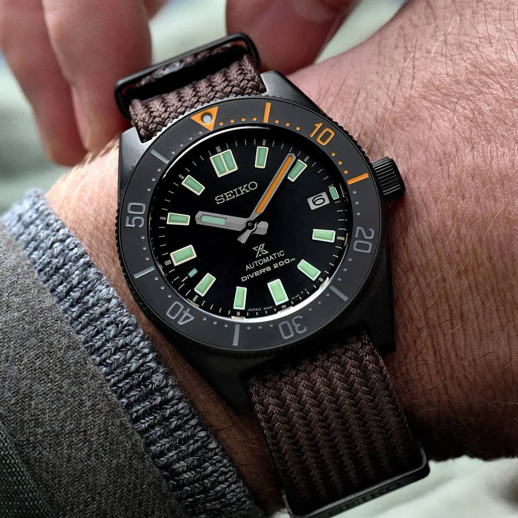 Seiko Prospex Black Series 1965 Limited Edition Black Dial Brown NATO Strap Watch For Men - SPB253J1 wholesalehk.shop