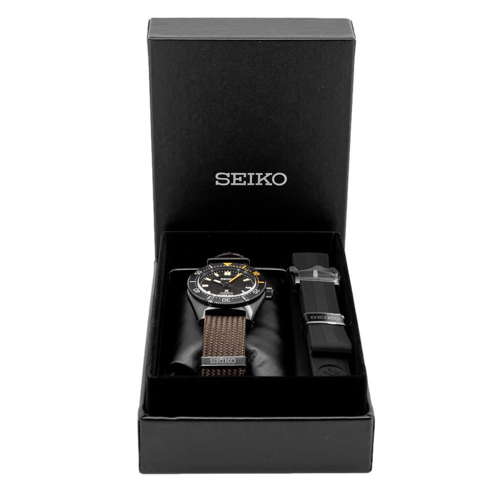 Seiko Prospex Black Series 1965 Limited Edition Black Dial Brown NATO Strap Watch For Men - SPB253J1 wholesalehk.shop