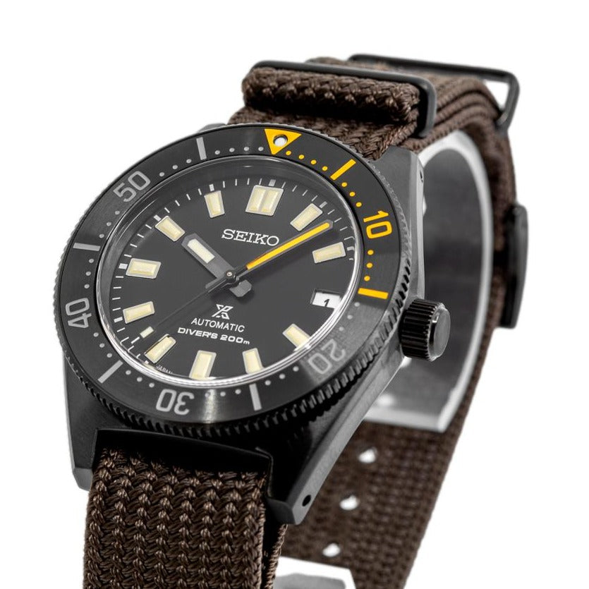 Seiko Prospex Black Series 1965 Limited Edition Black Dial Brown NATO Strap Watch For Men - SPB253J1 wholesalehk.shop