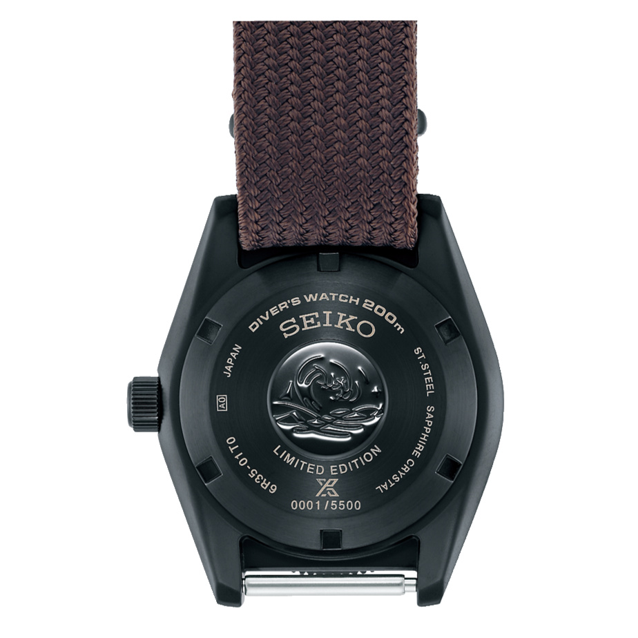 Seiko Prospex Black Series 1965 Limited Edition Black Dial Brown NATO Strap Watch For Men - SPB253J1 wholesalehk.shop