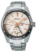Seiko Presage Sharp Edged Series Automatic GMT Champagne Dial Silver Steel Strap Watch For Men - SPB273J1 wholesalehk.shop