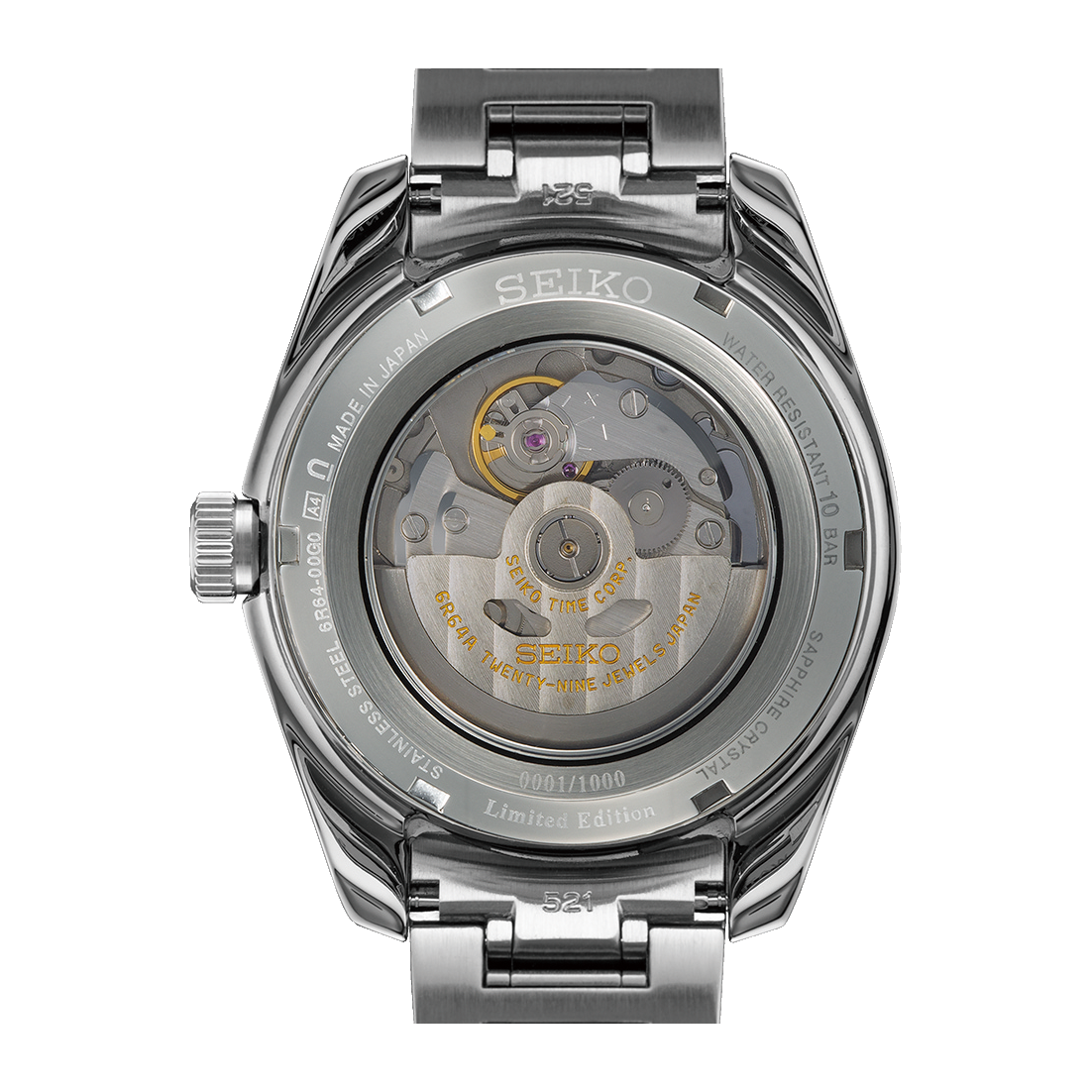 Seiko Presage Sharp Edged Series Automatic GMT Champagne Dial Silver Steel Strap Watch For Men - SPB273J1 wholesalehk.shop