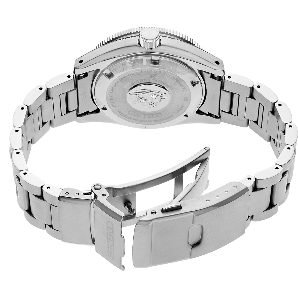Seiko Prospex Glacier Save the Ocean Green Dial Silver Steel Strap Watch For Men - SPB297J1 wholesalehk.shop
