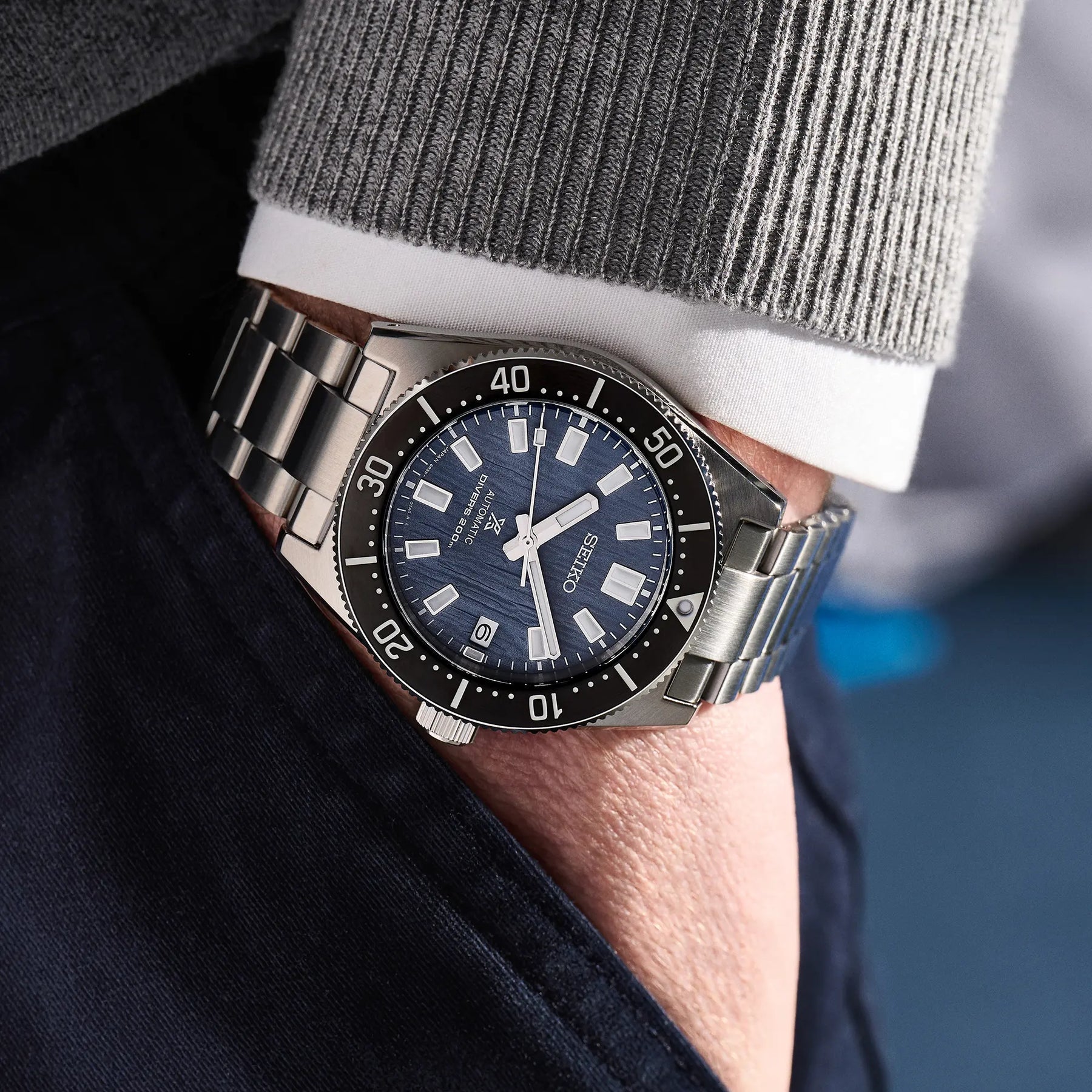 Seiko Prospex Glacier Save the Ocean Green Dial Silver Steel Strap Watch For Men - SPB297J1 wholesalehk.shop