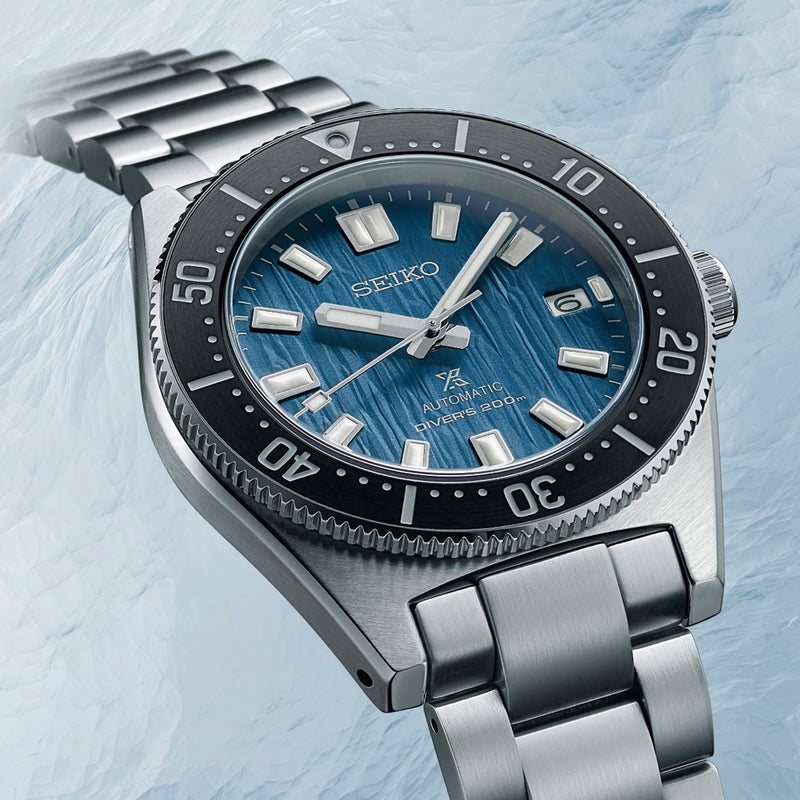 Seiko Prospex Automatic 1965 Dive 55th Anniversary Limited Edtion Blue Dial Silver Steel Strap Watch For Men - SPB149J1 wholesalehk.shop