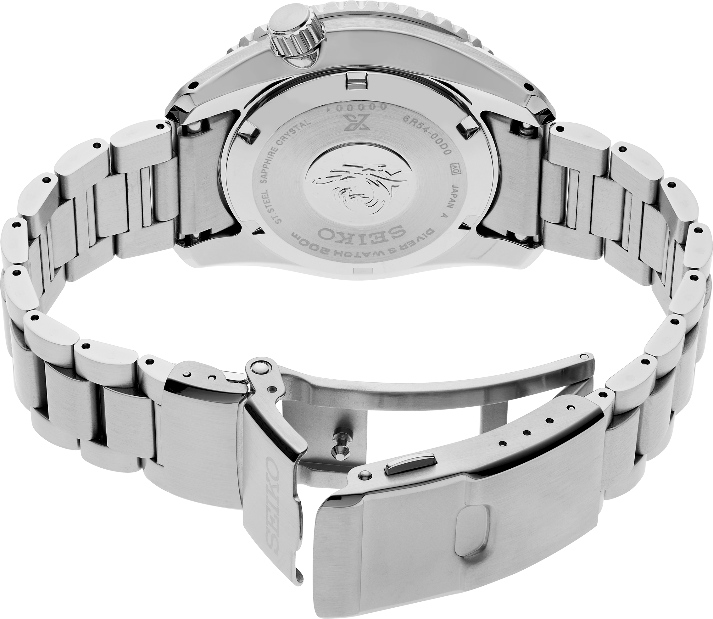 Seiko Prospex GMT Divers Automatic Marine Green Dial Silver Steel Strap Watch For Men - SPB381J1 wholesalehk.shop
