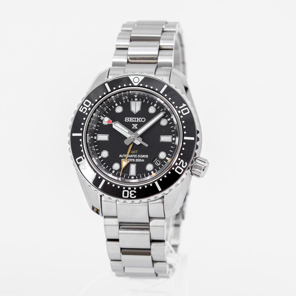 Seiko Prosprex Dark Depths GMT Automatic Black Dial Silver Steel Strap Watch For Men - SPB383J1 wholesalehk.shop
