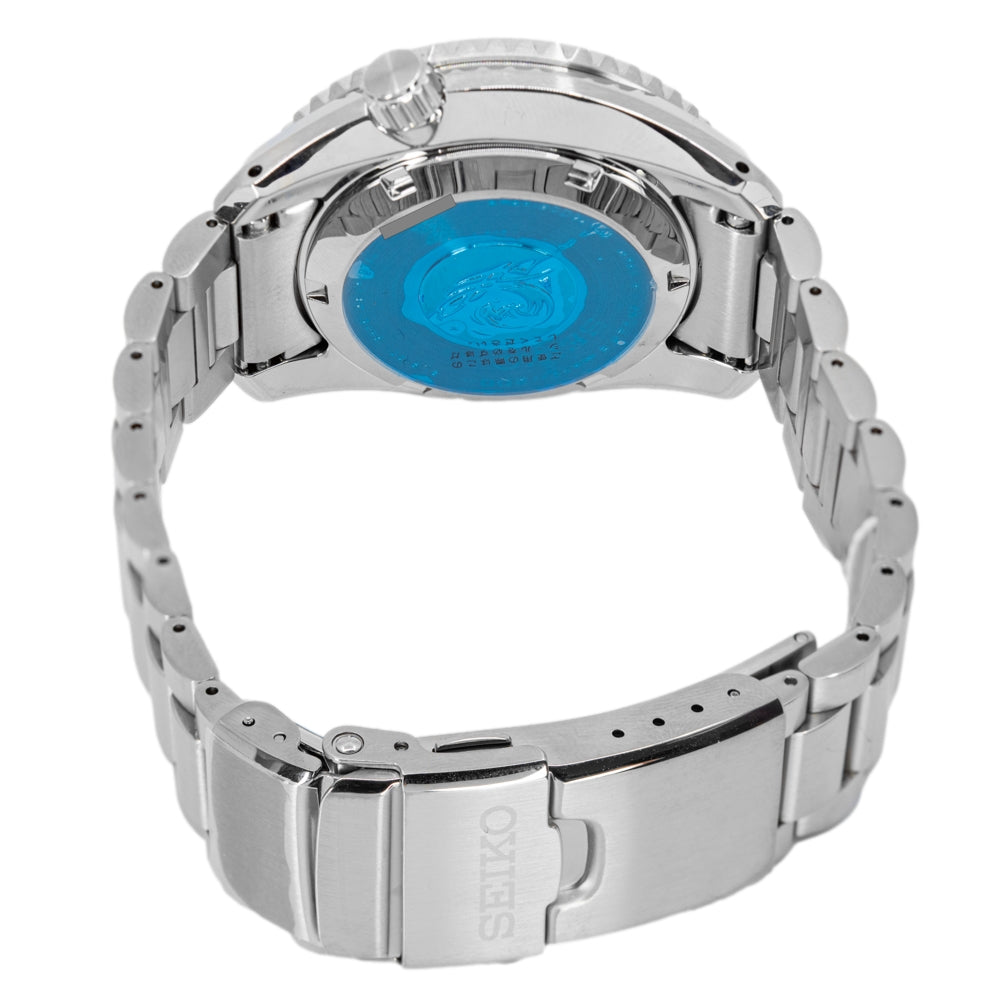 Seiko Prosprex Dark Depths GMT Automatic Black Dial Silver Steel Strap Watch For Men - SPB383J1 wholesalehk.shop