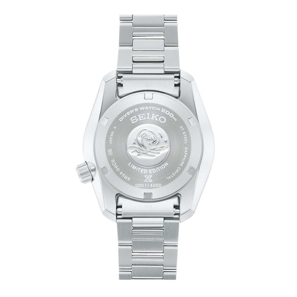 Seiko Prospex Limited Edition Automatic GMT Glacier Blue Dial Silver Steel Strap Watch For Men - SPB385J1 wholesalehk.shop