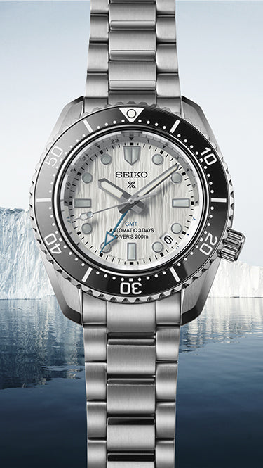 Seiko Prospex Sea Arctic Ocean GMT Limited Edition Silver Dial Silver Steel Strap Watch For Men - SPB439J1 wholesalehk.shop