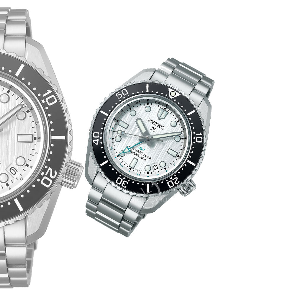 Seiko Prospex Sea Arctic Ocean GMT Limited Edition Silver Dial Silver Steel Strap Watch For Men - SPB439J1 wholesalehk.shop