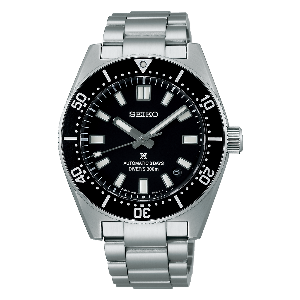 Seiko Prospex Automatic Diver Black Dial Silver Steel Strap Watch For Men - SPB051J1 wholesalehk.shop