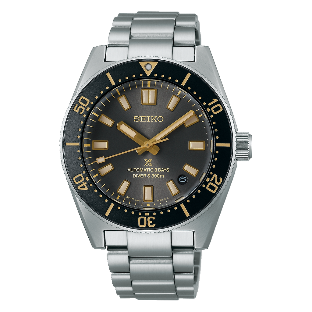 Seiko Prospex 55th Anniversary Edition Brown Dial Silver Steel Strap Watch For Men - SPB145J1 wholesalehk.shop