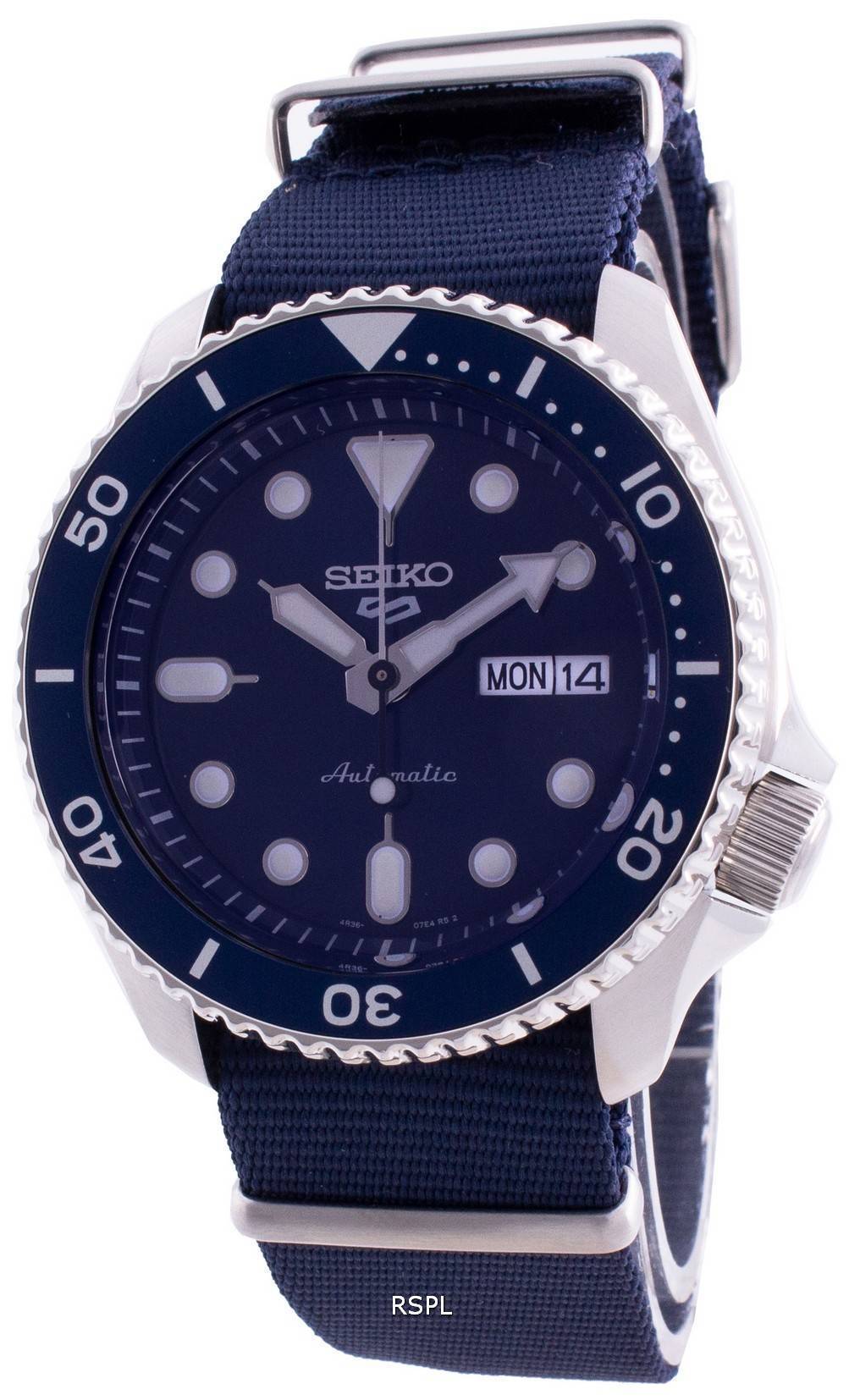 Seiko 5 Sports Automatic SKX Blue Dial Blue NATO Strap Watch For Men - SRPD51K2 wholesalehk.shop