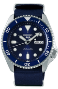 Seiko 5 Sports Automatic SKX Blue Dial Blue NATO Strap Watch For Men - SRPD51K2 wholesalehk.shop