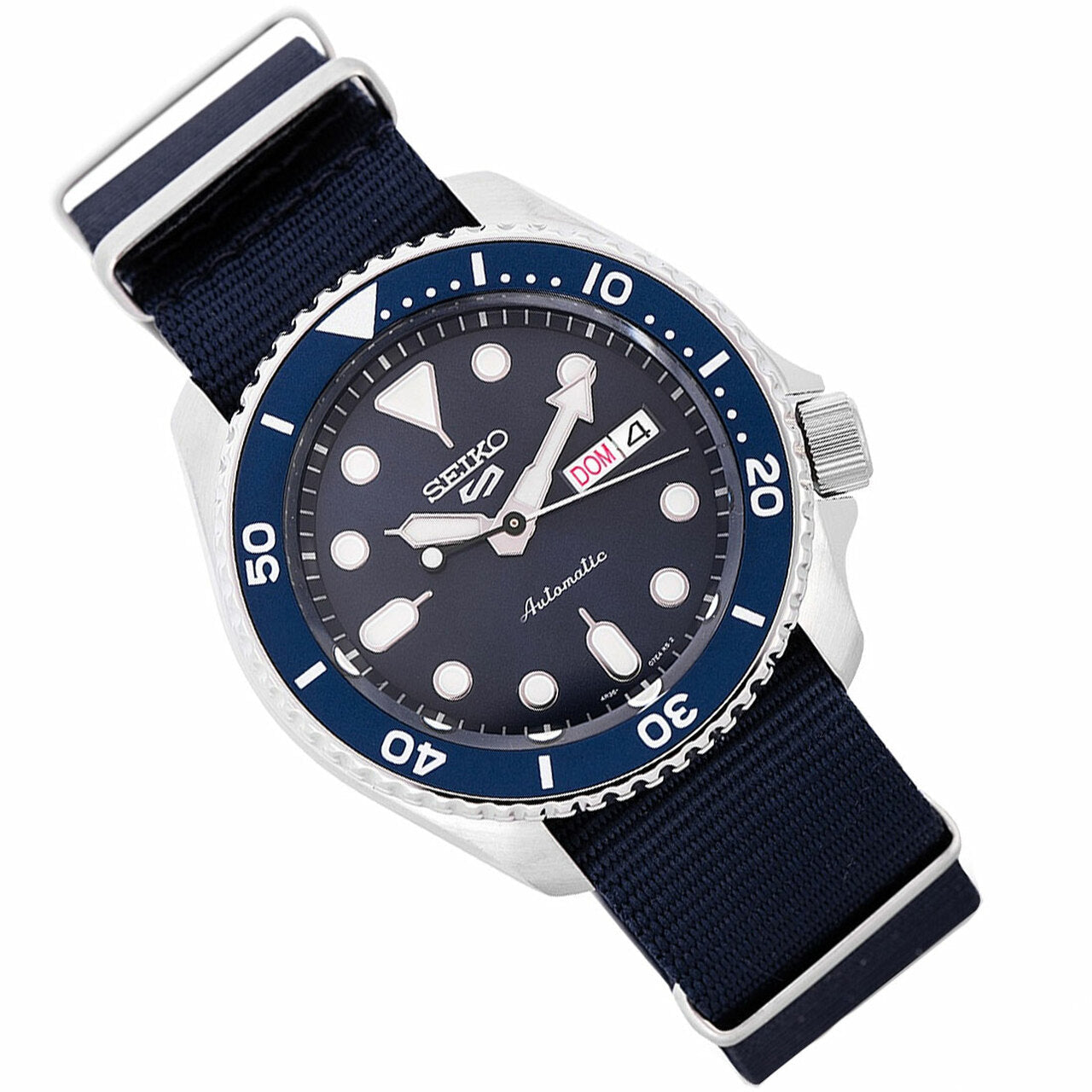 Seiko 5 Sports Automatic SKX Blue Dial Blue NATO Strap Watch For Men - SRPD51K2 wholesalehk.shop